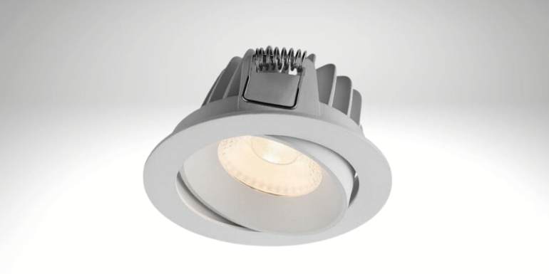 Euromodel 10W Adjustable LED Recessed Downlight