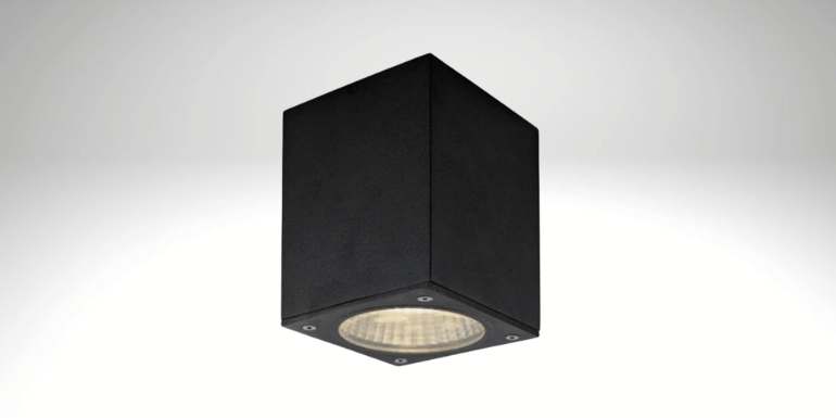 Square Black Surface Mounted LED Downlight